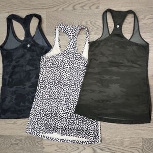 3 lululemon athletica Tops!! Approx Size 6-8